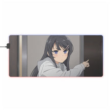 Load image into Gallery viewer, Get Out !! RGB LED Mouse Pad (Desk Mat)