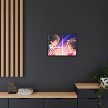 Load image into Gallery viewer, Your Name. Canvas Framed Art Print