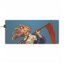 Load image into Gallery viewer, Anime Chainsaw Man RGB LED Mouse Pad (Desk Mat)
