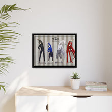 Load image into Gallery viewer, Black Butler Canvas Framed Art Print