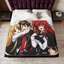 Load image into Gallery viewer, High School DxD Rias Gremory, Issei Hyoudou, Asia Argento Sherpa Blanket