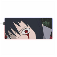 Load image into Gallery viewer, Naruto - Sasuke Uchiha RGB LED Mouse Pad (Desk Mat)