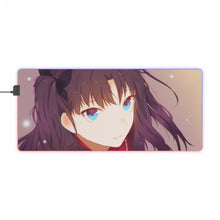 Load image into Gallery viewer, Rin Tohsaka RGB LED Mouse Pad (Desk Mat)