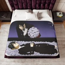Load image into Gallery viewer, Black Butler Sherpa Blanket