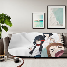 Load image into Gallery viewer, Anime Kill La Kill Sherpa Blanket