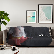 Load image into Gallery viewer, Sky City Sherpa Blanket