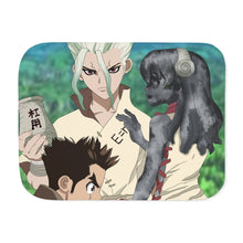 Load image into Gallery viewer, Anime Dr. Stone Sherpa Blanket