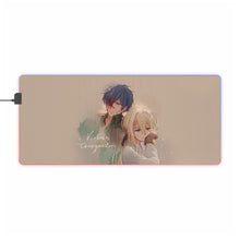 Load image into Gallery viewer, Violet Evergarden Violet Evergarden RGB LED Mouse Pad (Desk Mat)