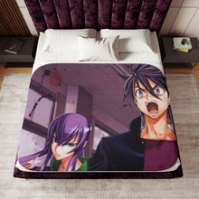 Load image into Gallery viewer, Highschool Of The Dead Sherpa Blanket