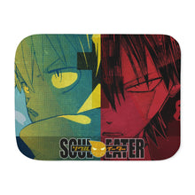 Load image into Gallery viewer, Black and Death Sherpa Blanket