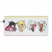 Load image into Gallery viewer, Panty & Stocking with Garterbelt Stocking Anarchy, Panty Anarchy, Panty Stocking With Garterbelt RGB LED Mouse Pad (Desk Mat)