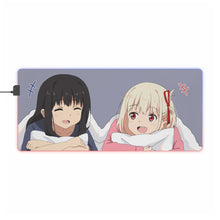 Load image into Gallery viewer, Lycoris Recoil Takina Inoue, Chisato Nishikigi RGB LED Mouse Pad (Desk Mat)