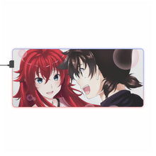 Load image into Gallery viewer, High School DxD Rias Gremory, Issei Hyoudou RGB LED Mouse Pad (Desk Mat)