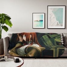 Load image into Gallery viewer, Makise Kurisu Sherpa Blanket