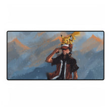 Load image into Gallery viewer, Pokemon Legend Red. . . wants to have a battle!! Mouse Pad (Desk Mat)