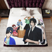Load image into Gallery viewer, Black Butler Sherpa Blanket