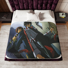 Load image into Gallery viewer, Anime Code Geassr Sherpa Blanket
