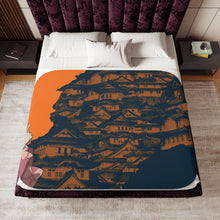 Load image into Gallery viewer, Anime Samurai Champloo Sherpa Blanket