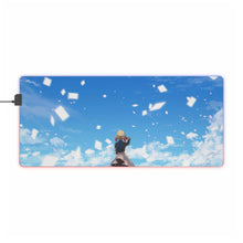 Load image into Gallery viewer, Violet Evergarden RGB LED Mouse Pad (Desk Mat)