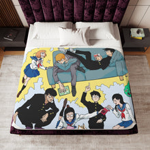 Load image into Gallery viewer, Anime Mob Psycho 100 Sherpa Blanket