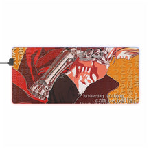 Load image into Gallery viewer, FullMetal Alchemist RGB LED Mouse Pad (Desk Mat)