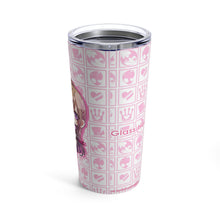 Load image into Gallery viewer, Glass Heart Princess Tumbler 20oz