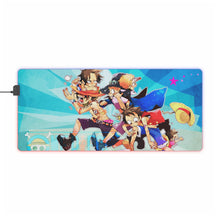 Load image into Gallery viewer, One Piece Monkey D. Luffy RGB LED Mouse Pad (Desk Mat)