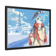 Load image into Gallery viewer, Rem Winter :3 Canvas Framed Art Print