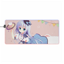 Load image into Gallery viewer, Is The Order A Rabbit? RGB LED Mouse Pad (Desk Mat)