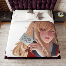 Load image into Gallery viewer, Anime Kakegurui Sherpa Blanket