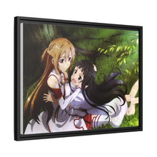Load image into Gallery viewer, Asuna and Yuuki Canvas Framed Art Print