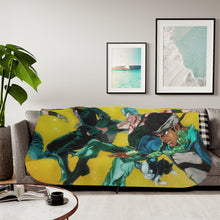 Load image into Gallery viewer, Anime Jojo's Bizarre Adventure Sherpa Blanket