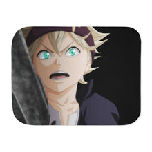 Load image into Gallery viewer, Black Clover Asta Sherpa Blanket