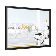 Load image into Gallery viewer, Welcome to my domain Canvas Framed Art Print