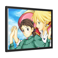 Load image into Gallery viewer, Anime Howl's Moving Castle Canvas Framed Art Print