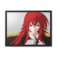 Load image into Gallery viewer, Rias Gremory Canvas Framed Art Print