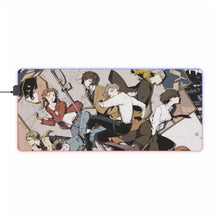 Load image into Gallery viewer, Bungou Stray Dogs Osamu Dazai, Atsushi Nakajima, Ranpo Edogawa, Akiko Yosano, Doppo Kunikida RGB LED Mouse Pad (Desk Mat)