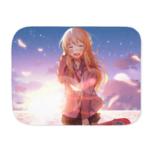Load image into Gallery viewer, Your Lie In April Sherpa Blanket