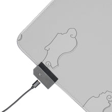 Load image into Gallery viewer, Grey sky RGB LED Mouse Pad (Desk Mat)