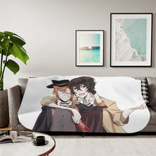 Load image into Gallery viewer, Anime Bungou Stray Dogs Sherpa Blanket