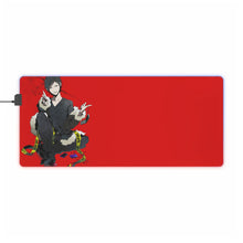 Load image into Gallery viewer, Durarara!! Izaya Orihara RGB LED Mouse Pad (Desk Mat)