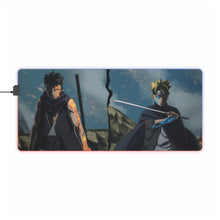Load image into Gallery viewer, Boruto and Kawaki RGB LED Mouse Pad (Desk Mat)