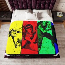 Load image into Gallery viewer, Anime Cowboy Bebopr Sherpa Blanket
