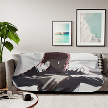 Load image into Gallery viewer, Anime Chainsaw Man Sherpa Blanket