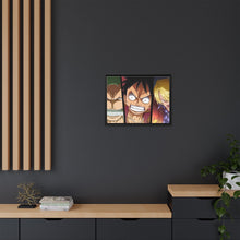 Load image into Gallery viewer, Zoro,Luffy and Sanji Canvas Framed Art Print