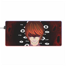 Load image into Gallery viewer, Death Note Light Yagami RGB LED Mouse Pad (Desk Mat)
