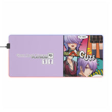 Load image into Gallery viewer, Glass Heart Princess RGB LED Mouse Pad (Desk Mat)