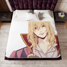 Load image into Gallery viewer, Anime Howl's Moving Castle Sherpa Blanket
