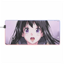 Load image into Gallery viewer, Eru Chitanda Face RGB LED Mouse Pad (Desk Mat)