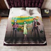 Load image into Gallery viewer, Karma,Nagisa and Kaede Sherpa Blanket